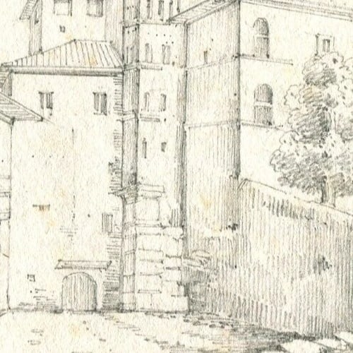 19th Landscape, Architecture, France, Saint Jean Drawing Antique Pencil Original - 6