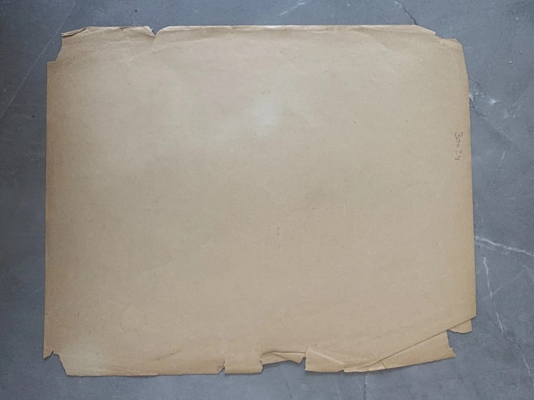 People, Children, Music, Singers - Drawing Original Antique Pencil Artwork - 8