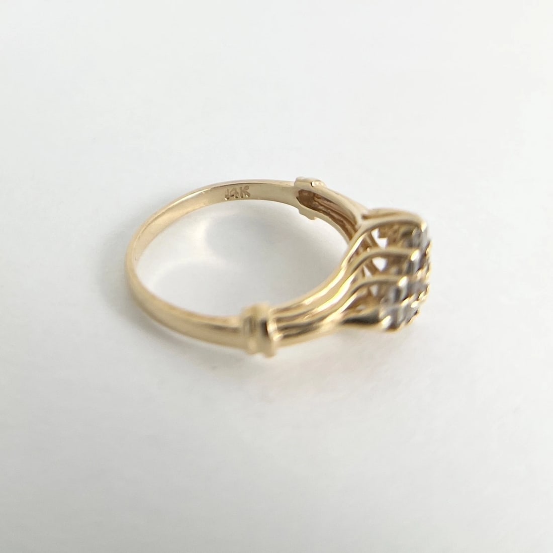 Estate Diamond Cluster Ring 14K Yellow Gold, 2.53 Grams - 7