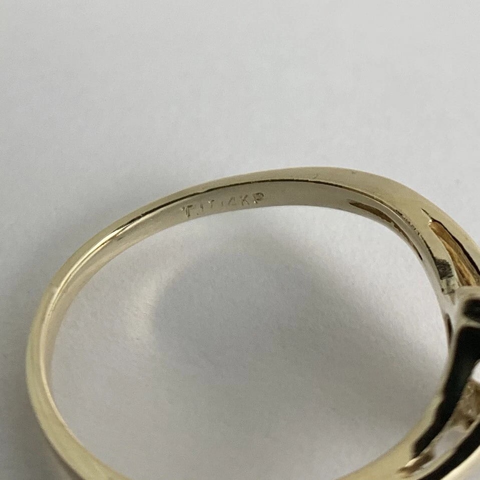 Diamond Marquise Cluster Statement Ring 14K Yellow Gold, .18 CTW, 1.97 Grams - 11