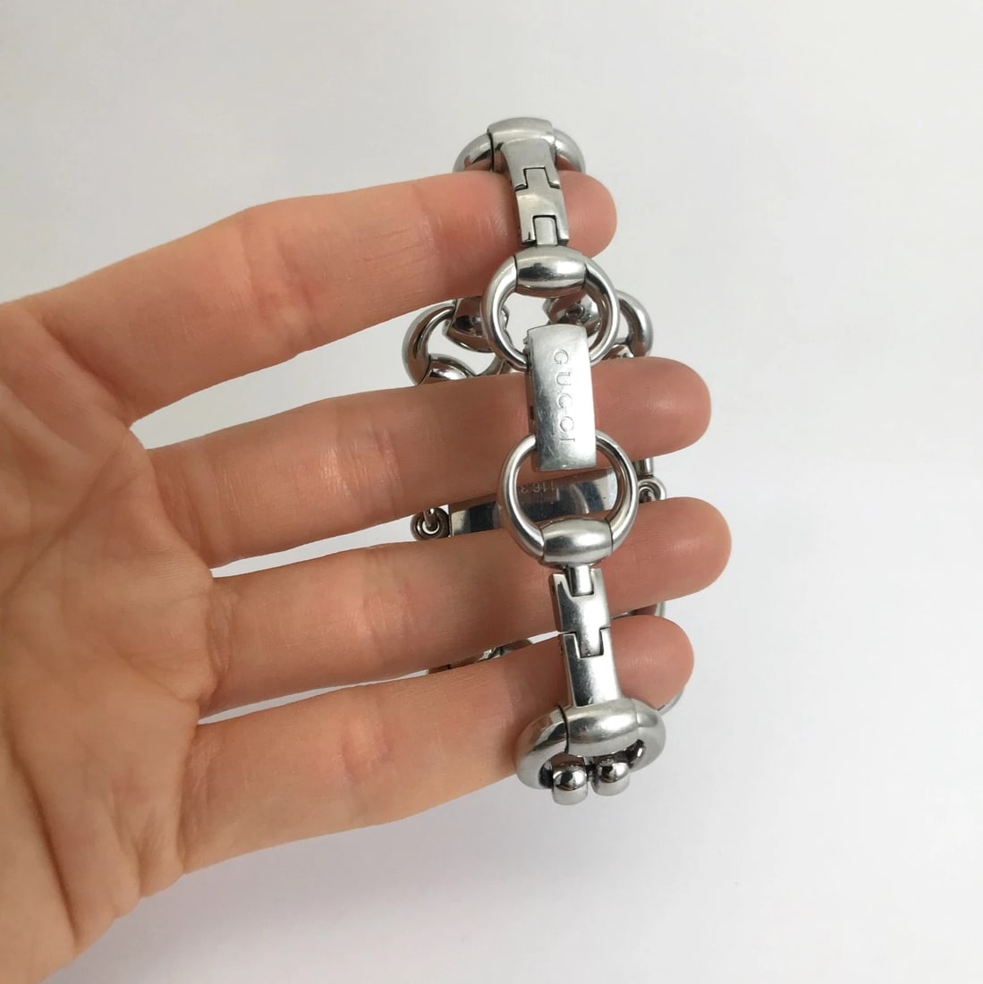 Gucci Signoria Diamond Stainless Steel Watch, Mother of Pearl Face, YA116307 - 7