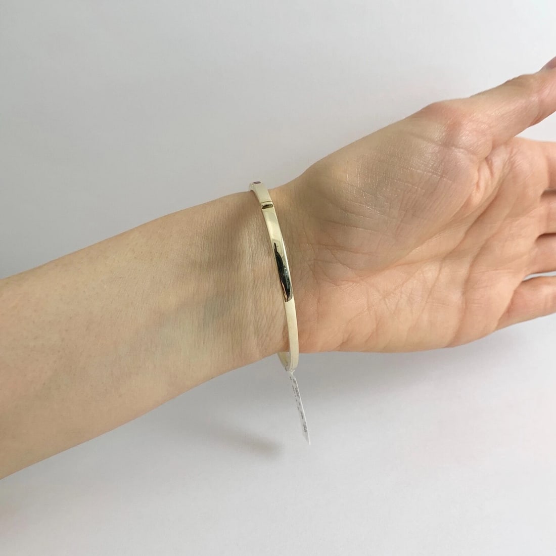 Ruby Gemstone Bangle Bracelet 14K Yellow Gold, 2.25 CTW, 15.05 Grams - 5