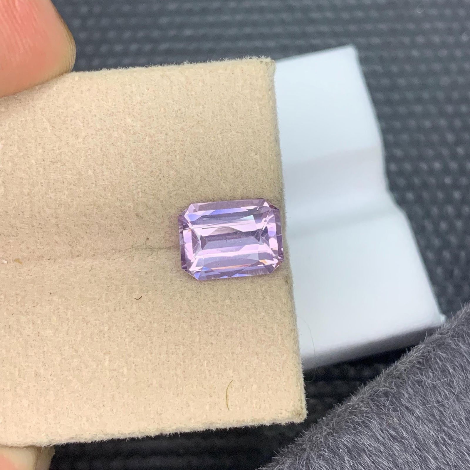 GIA Certified 2.37 CT Light Pink Octagonal Spinel Gemstone - 2