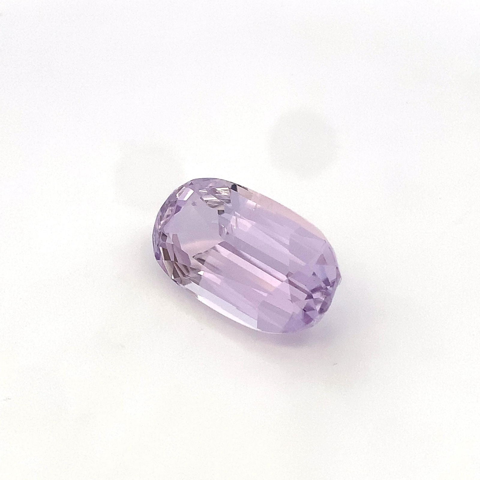 Lavender Pink Kunzite Long Cushion Cut Gemstone For Necklace - 39.20 Carat - 7