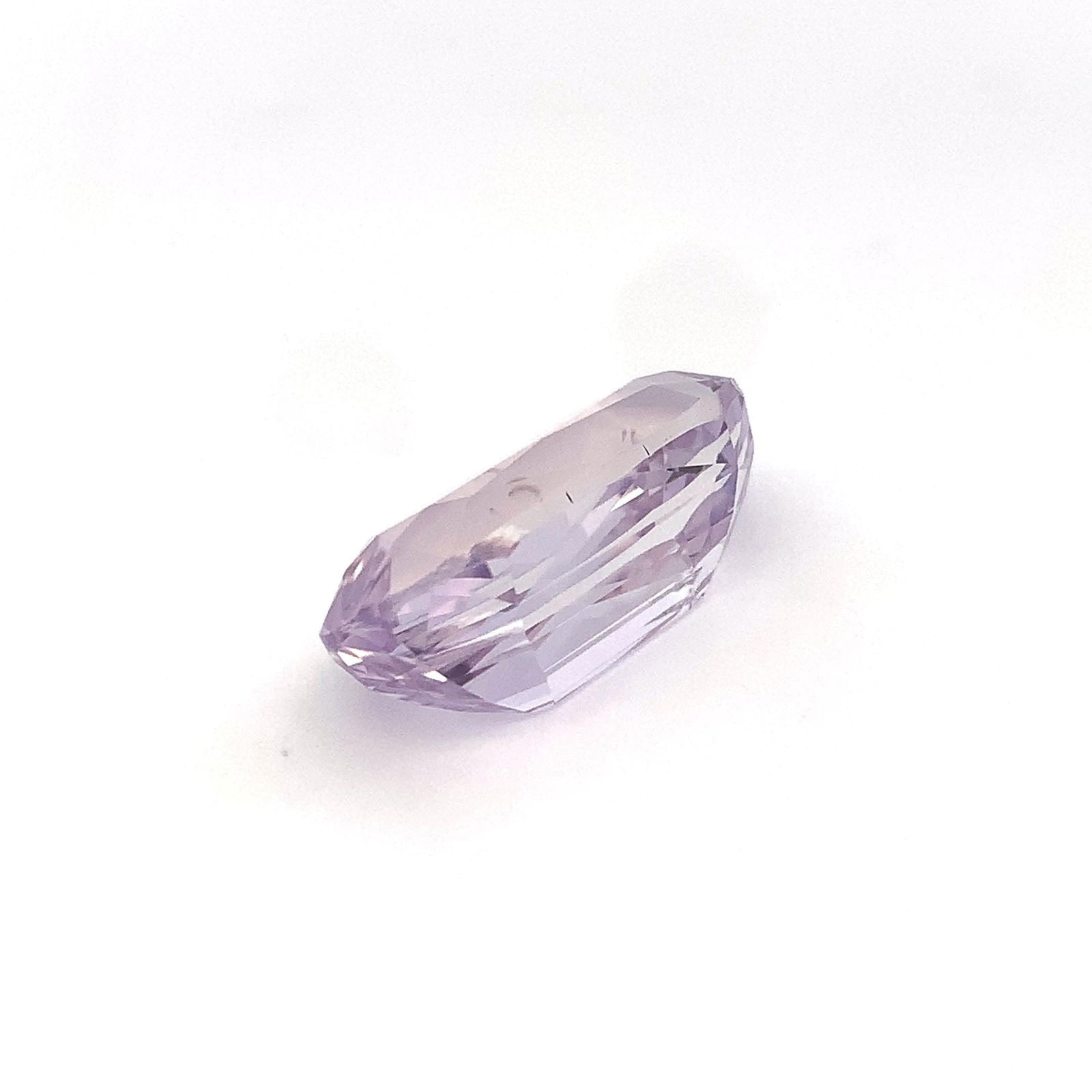 Lavender Pink Kunzite Long Cushion Cut Gemstone For Necklace - 39.20 Carat - 8