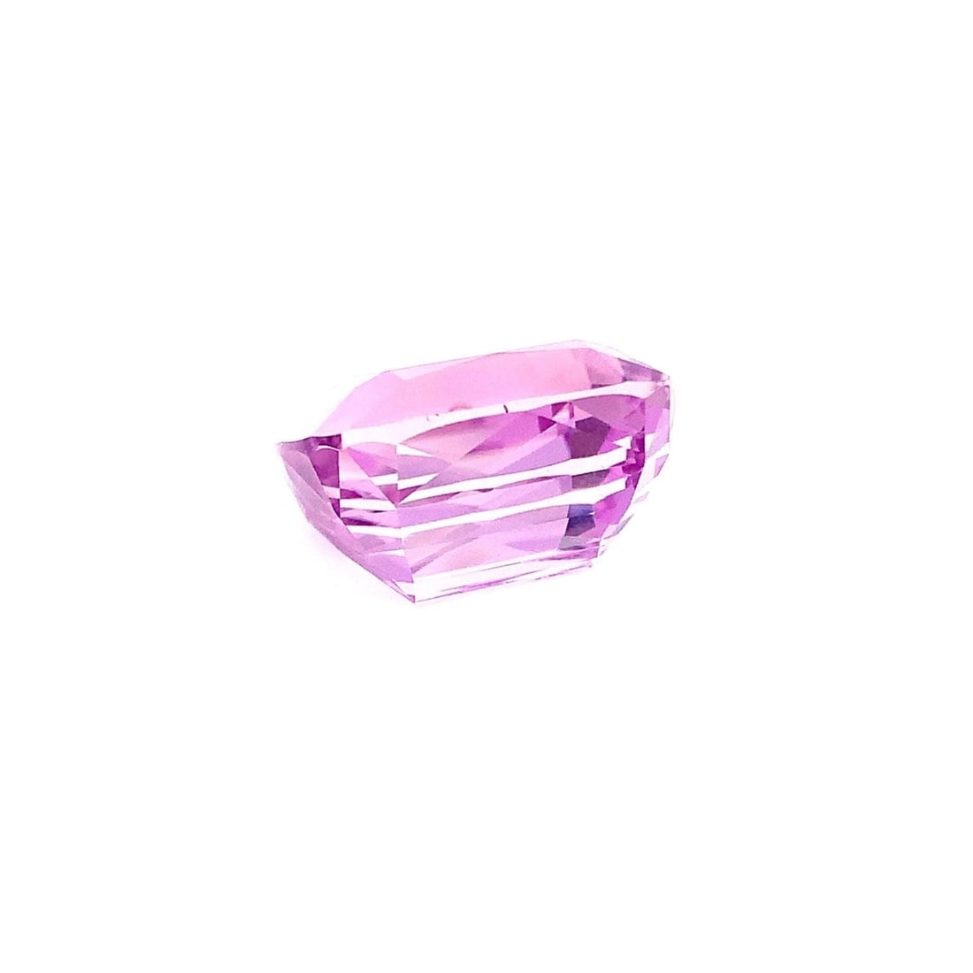 Pink Natural Kunzite Gemstone, Faceted Cushion Shape Stone 59 Carat - 2