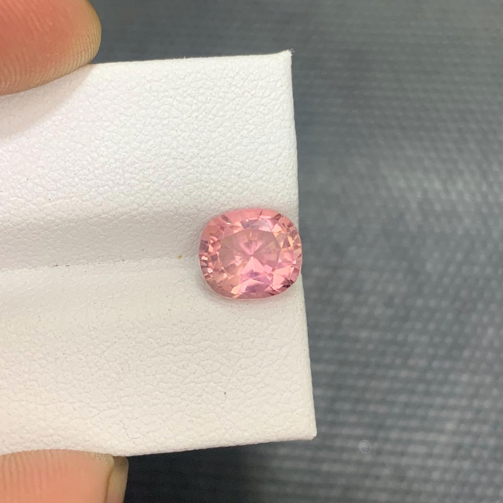 Pale Pink Tourmaline Gem, Faceted Oval Cut, 2.13 Carats (8.5 X 7.4 X 5.1 MM) - 2