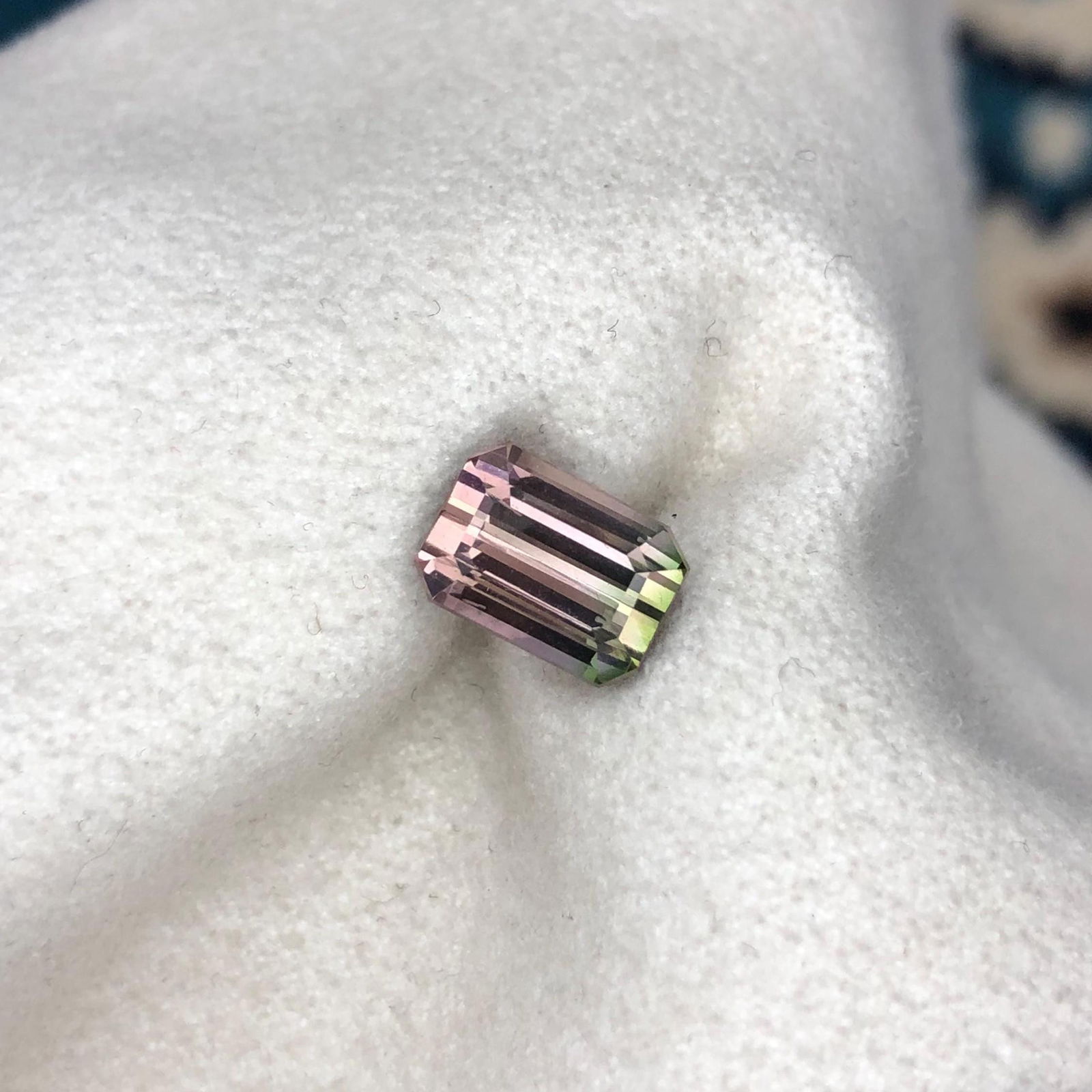 Watermelon Tourmaline Gemstone: 2.80 Carat Emerald Cut, Afghanistan Origin - 2