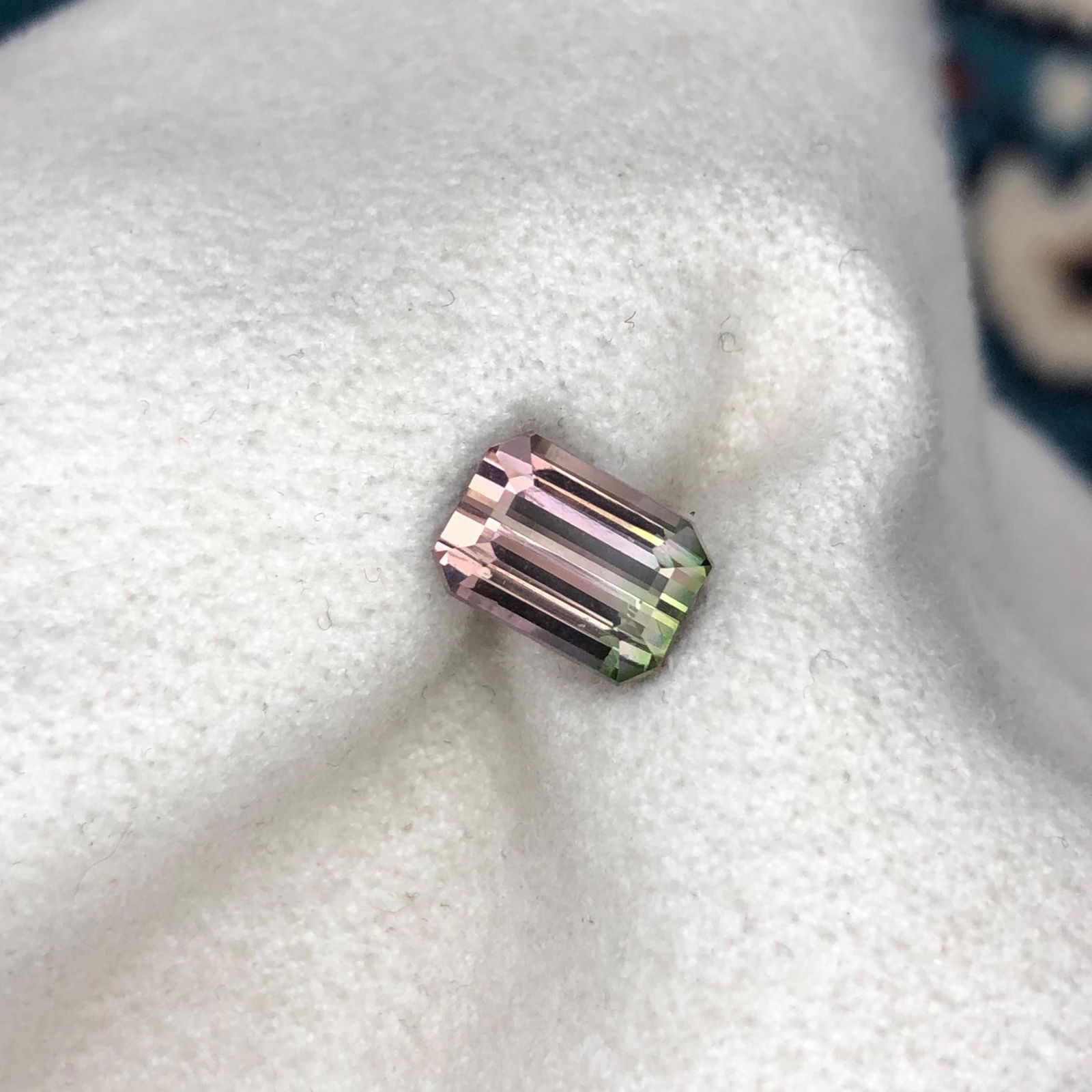 Watermelon Tourmaline Gemstone: 2.80 Carat Emerald Cut, Afghanistan Origin - 3