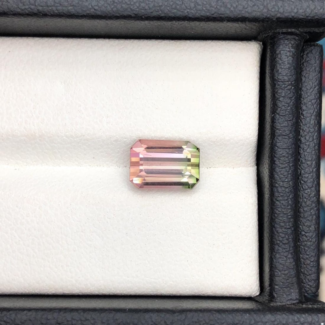 Watermelon Tourmaline Gemstone: 2.80 Carat Emerald Cut, Afghanistan Origin - 4