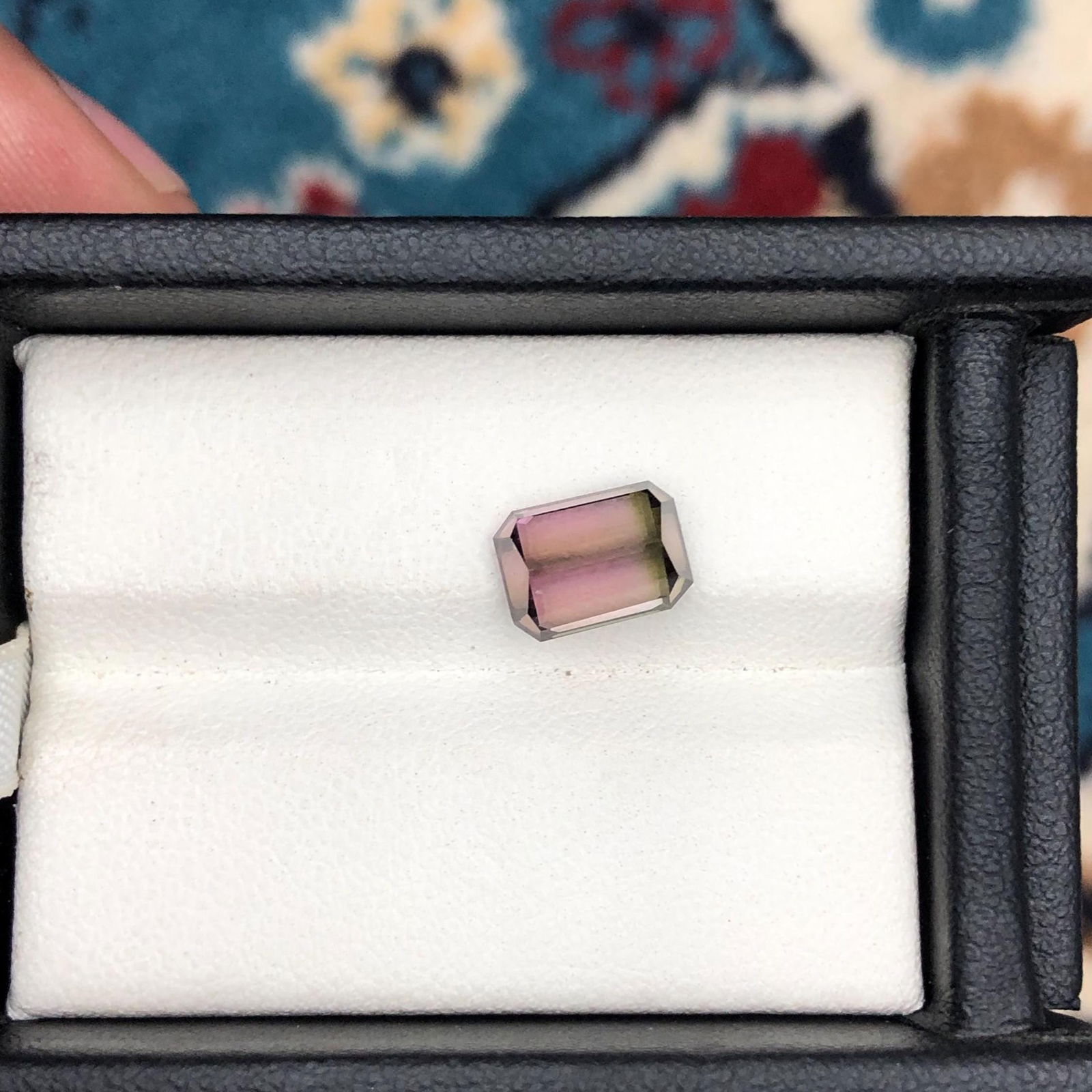 Watermelon Tourmaline Gemstone: 2.80 Carat Emerald Cut, Afghanistan Origin - 6