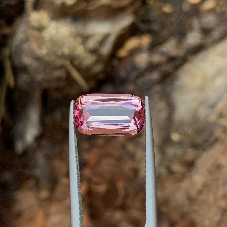 Pink Tourmaline Gemstone: 3.60 Carat Cushion Cut, Natural Afghanistan Stone: Title:Pink Tourmaline Gemstone: 3.60 Carat Cushion Cut, Natural Afghanistan StoneDescription:Materials: Tourmaline, tourmalines, Cut Carat weight: 3.60 