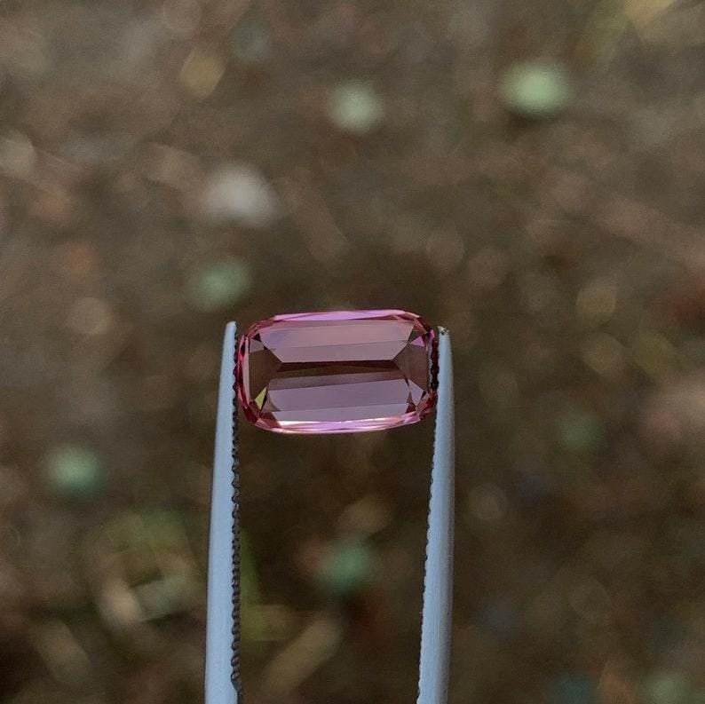 Pink Tourmaline Gemstone: 3.60 Carat Cushion Cut, Natural Afghanistan Stone - 4