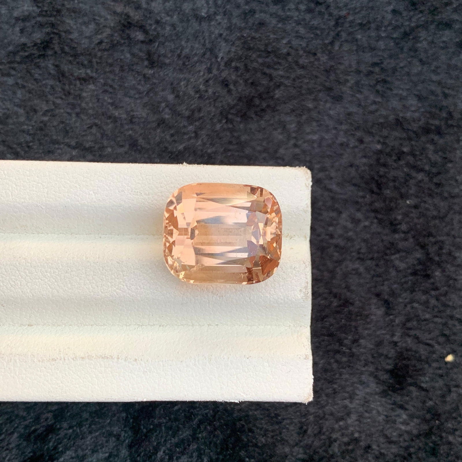 22.45 Carat Golden Topaz Gemstone: Cushion Cut, Eye Clean - 3