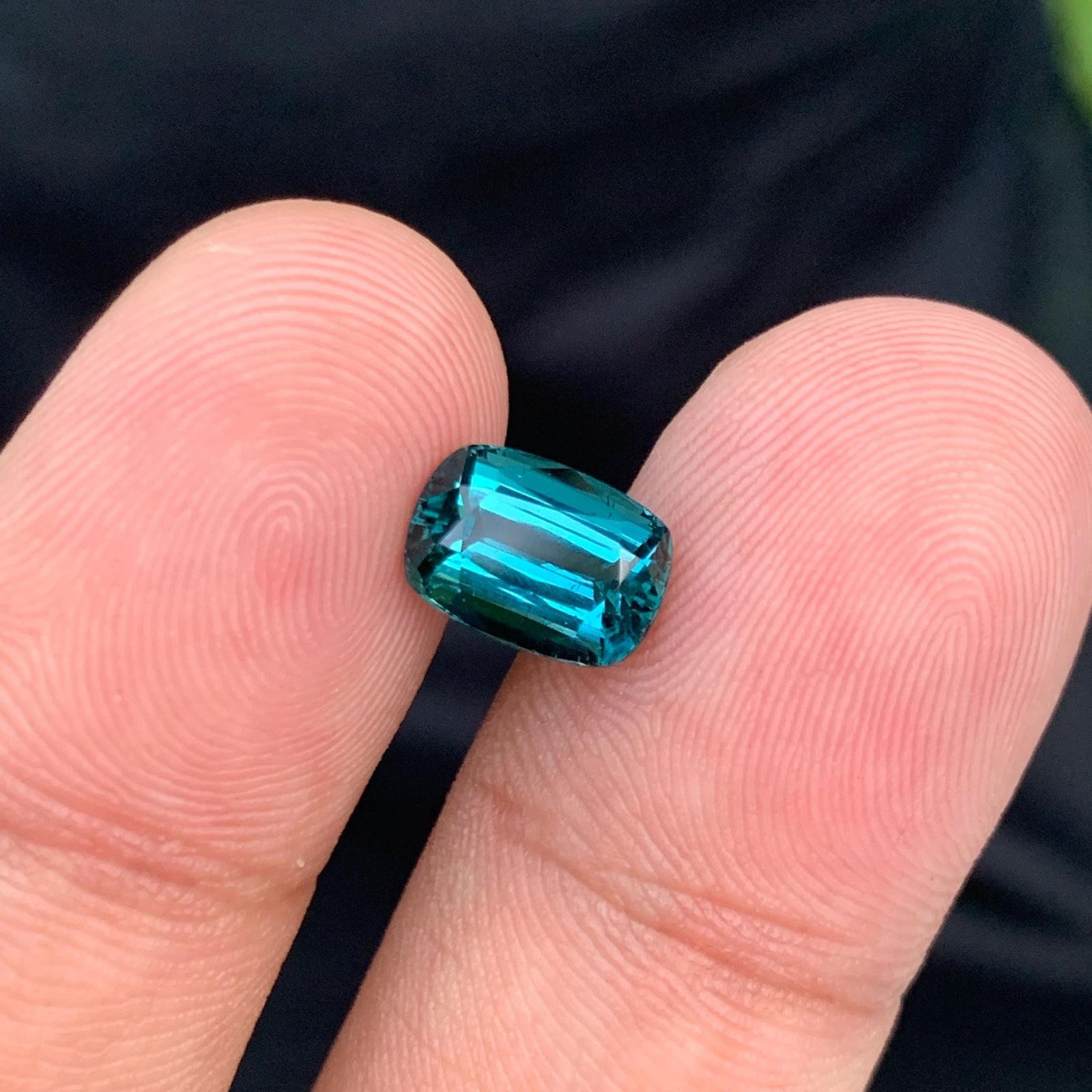 Indicolite Tourmaline Gemstone: 2.50 Ct Cushion Cut, Afghanistan - 6