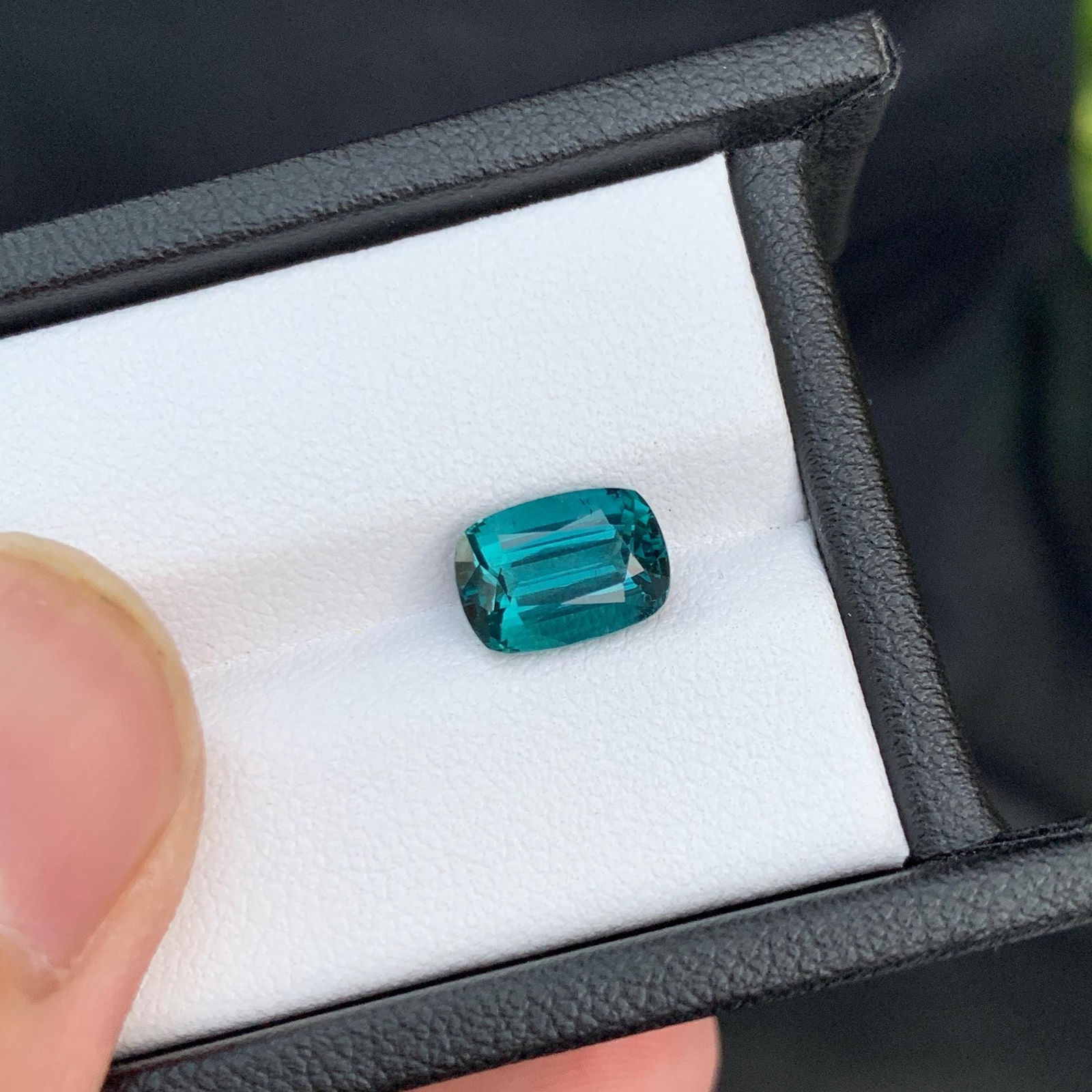 Indicolite Tourmaline Gemstone: 2.50 Ct Cushion Cut, Afghanistan - 7