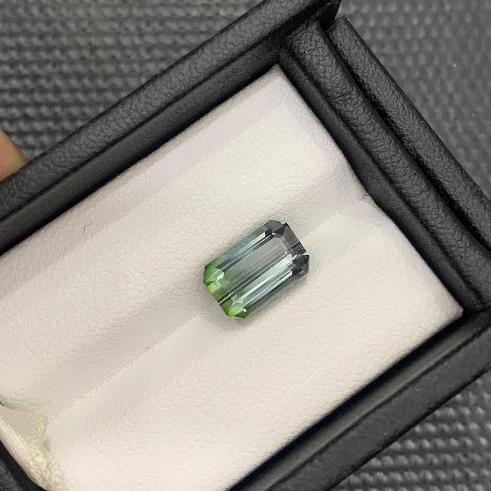 Bi-Color Tourmaline Gemstone: 3.75 Carat Emerald Cut, Afghanistan - 2