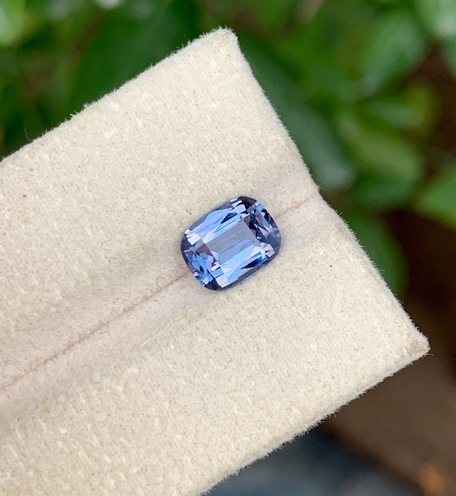 2.15 Carat Violet Blue Spinel: Natural Cushion Cut Gemstone from Tanzania - 2