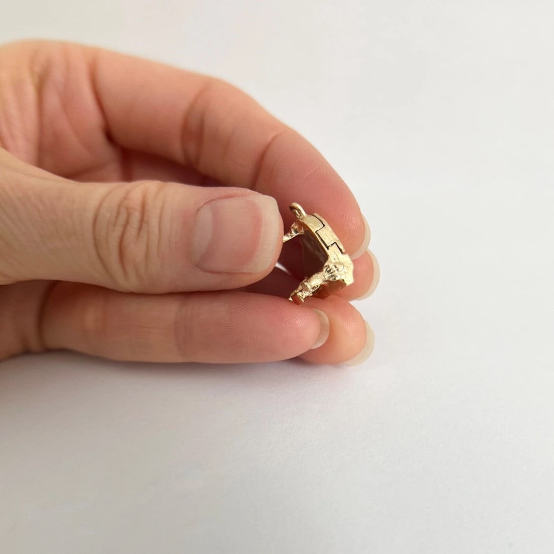 Vintage 1950's Grand Piano Musical Movable Charm 12K Yellow Gold, 3.27 Grams - 7