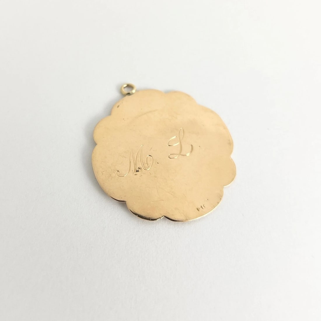 Vintage Master of Andre Madonna Religious Pendant Charm 18K Yellow Gold, 3.59 Gr - 7