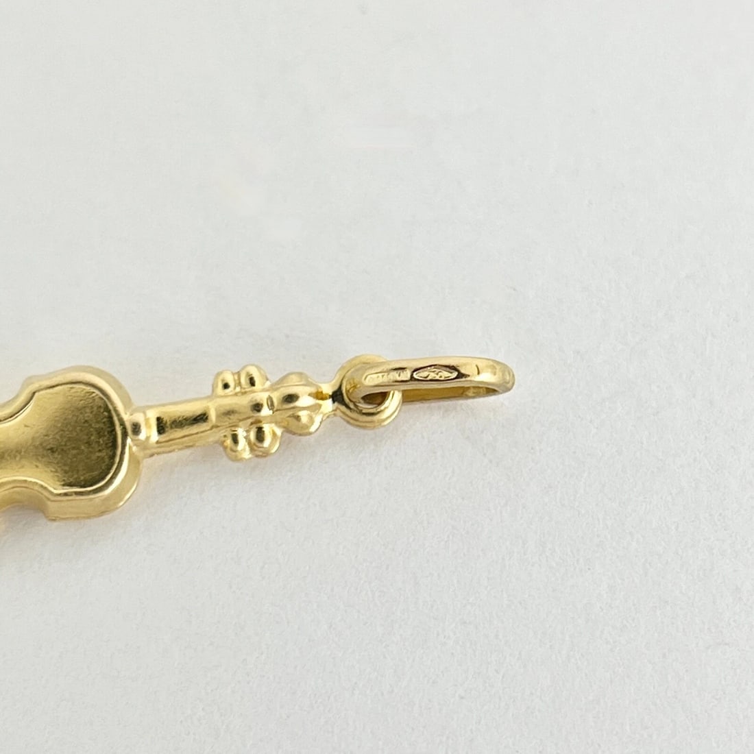 Vintage 1950's Violin Viola Cello Musical Charm 18K Yellow Gold, 1.41 Grams - 10