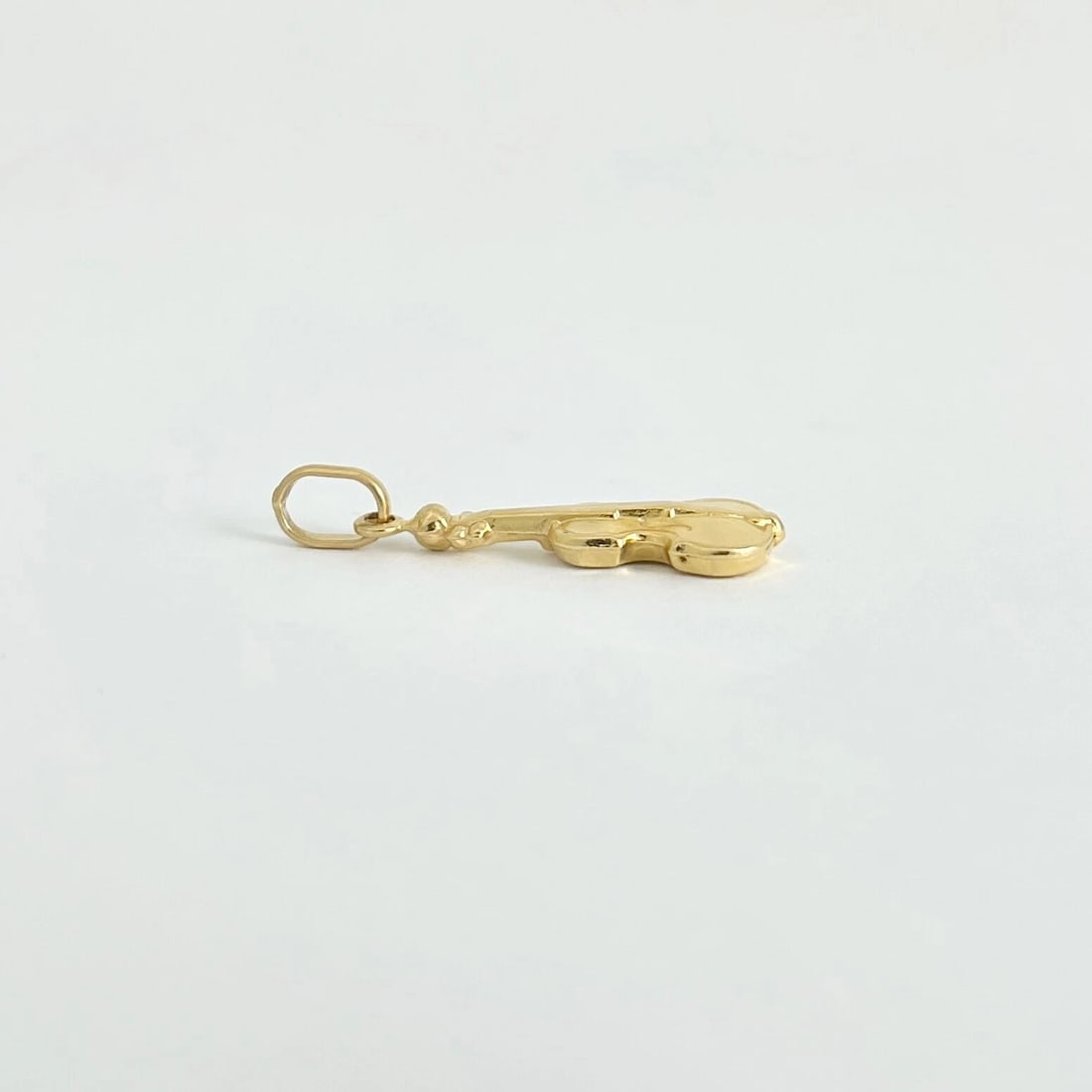 Vintage 1950's Violin Viola Cello Musical Charm 18K Yellow Gold, 1.41 Grams - 8