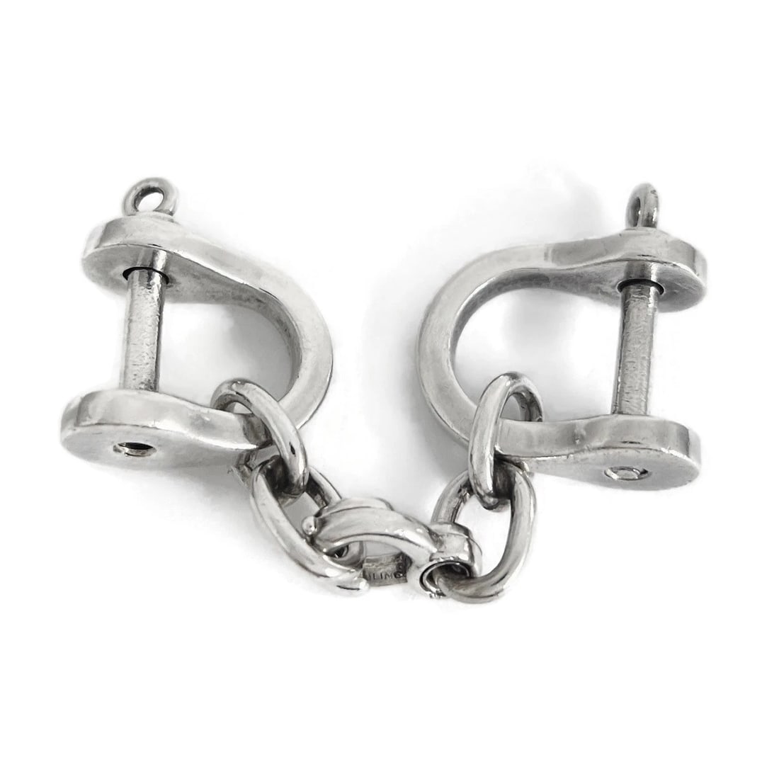 Tiffany & Co. Vintage 1980's Shackle Valet Keychain 925 Sterling Silver 17.61 Gr - 2