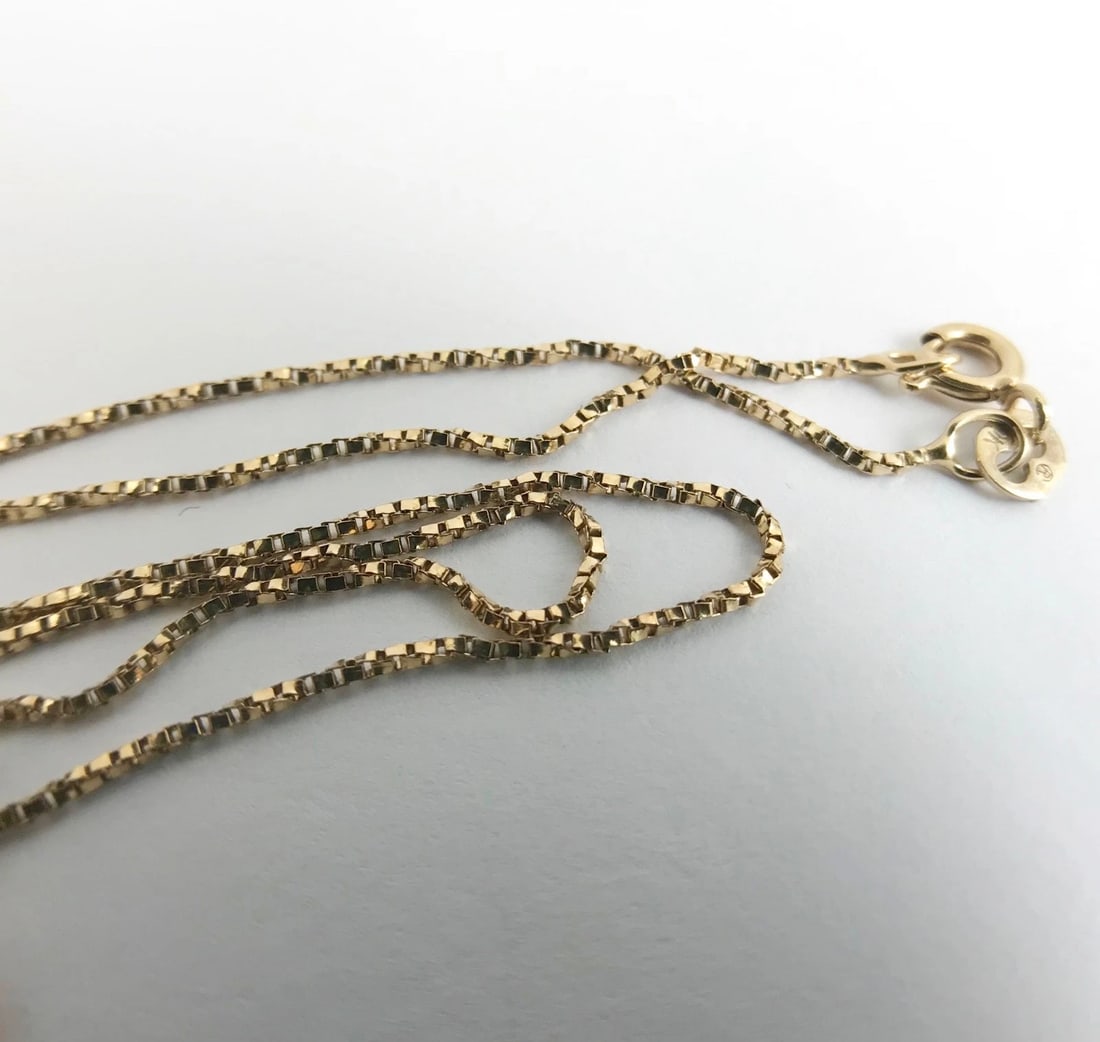 Vintage Arborist Tree Pendant Necklace 10K Yellow Gold 16 Inches, 2.44 Grams - 7