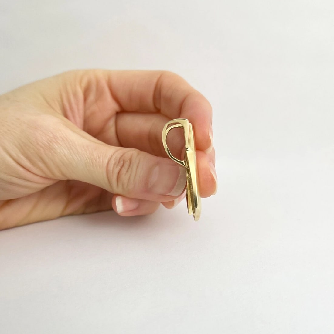 Vintage X Necklace Pendant 14K Yellow Gold, 6.57 Gr - 6