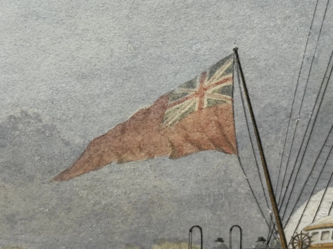 Painting HMY Victoria & Albert First Royal Steam Yacht Off Osborne House C1852 - 14