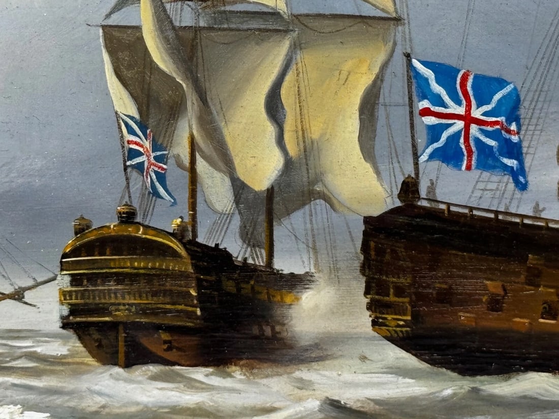 Epic Battle of Quiberon Bay 1759 Admiral Hawke Victory vs French Conflans Fleet - 4