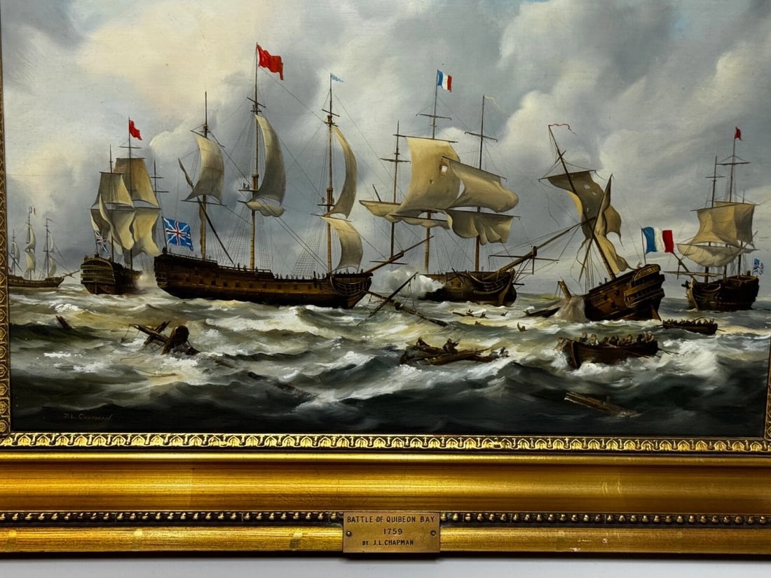 Epic Battle of Quiberon Bay 1759 Admiral Hawke Victory vs French Conflans Fleet - 7