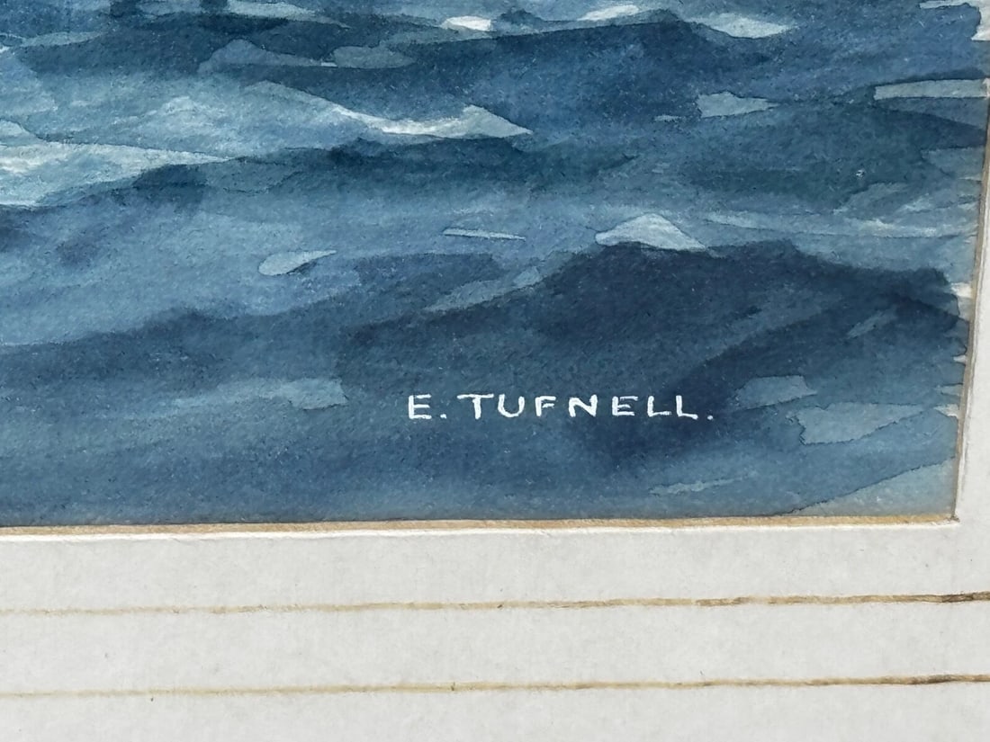 Naval Battle Operation Ten-Go Painting Sinking Of Battleship Yamato April 1945 - 14