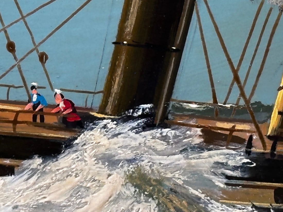 Large Historic Oil Painting SS Great Britain Steamship by Salvatore Colacicco - 18