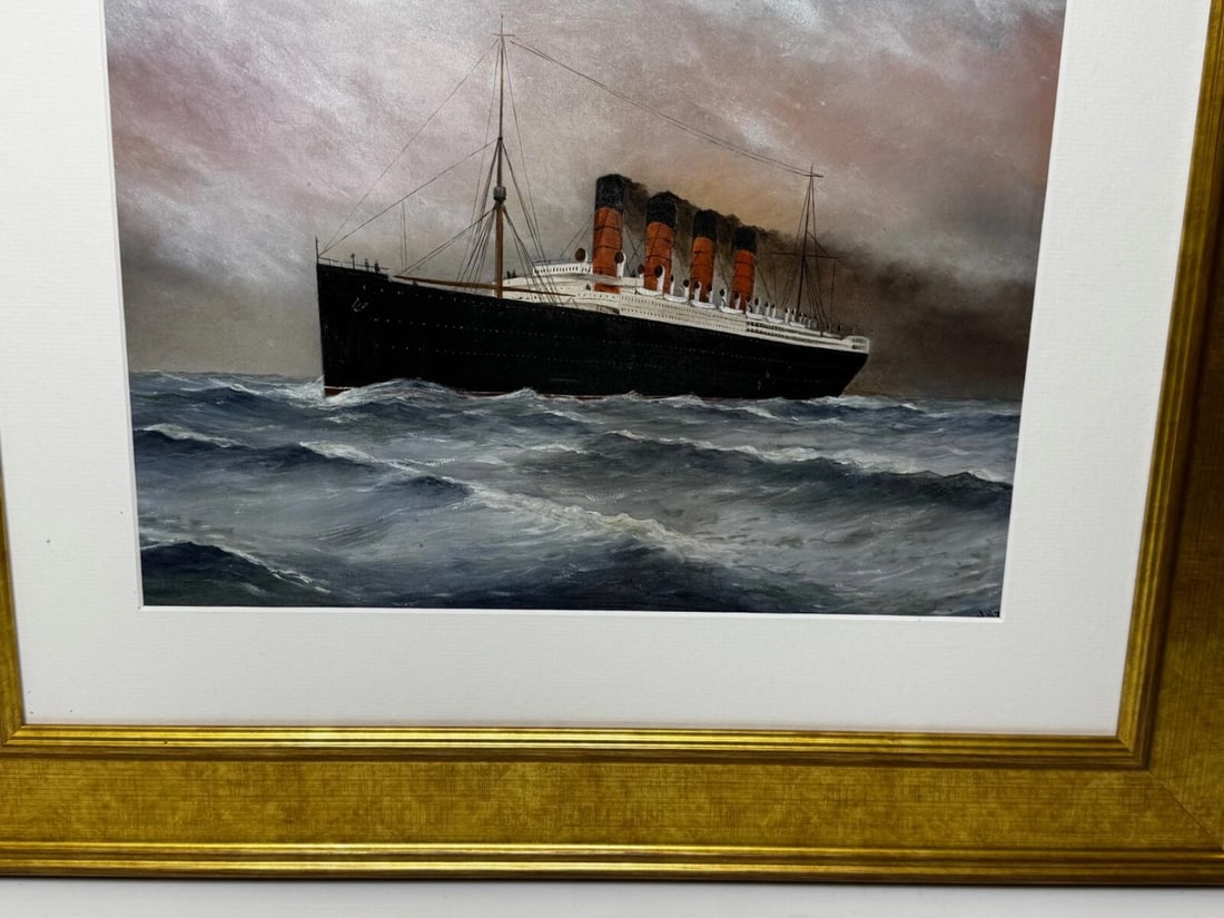 RMS Lusitania Cunard Line Captain William Turner Shortly Before Being Torpedoed - 16