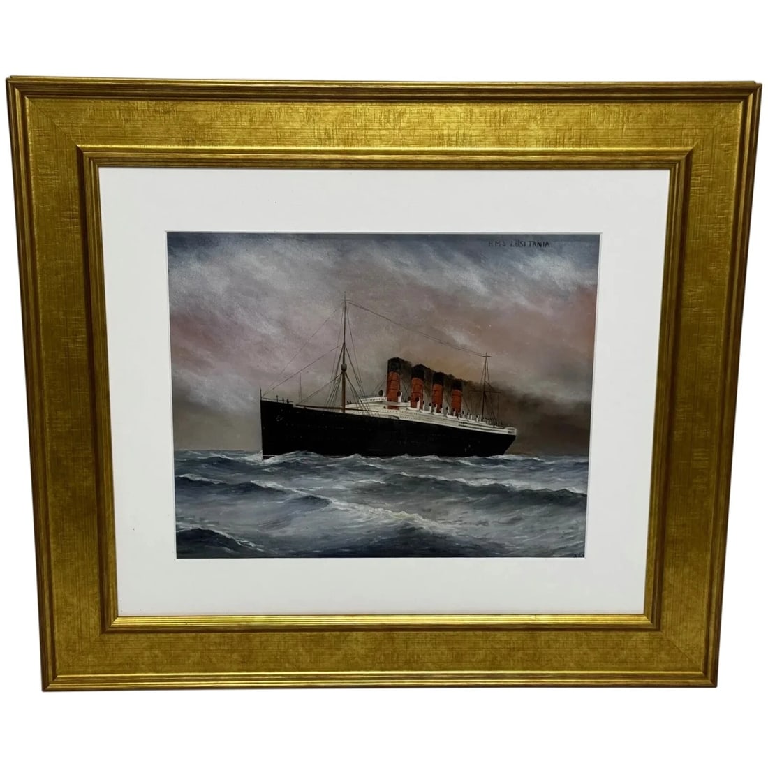 RMS Lusitania Cunard Line Captain William Turner Shortly Before Being Torpedoed (1 of 20)