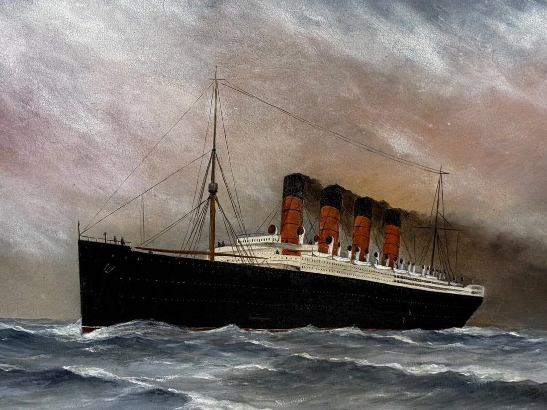 RMS Lusitania Cunard Line Captain William Turner Shortly Before Being Torpedoed - 3