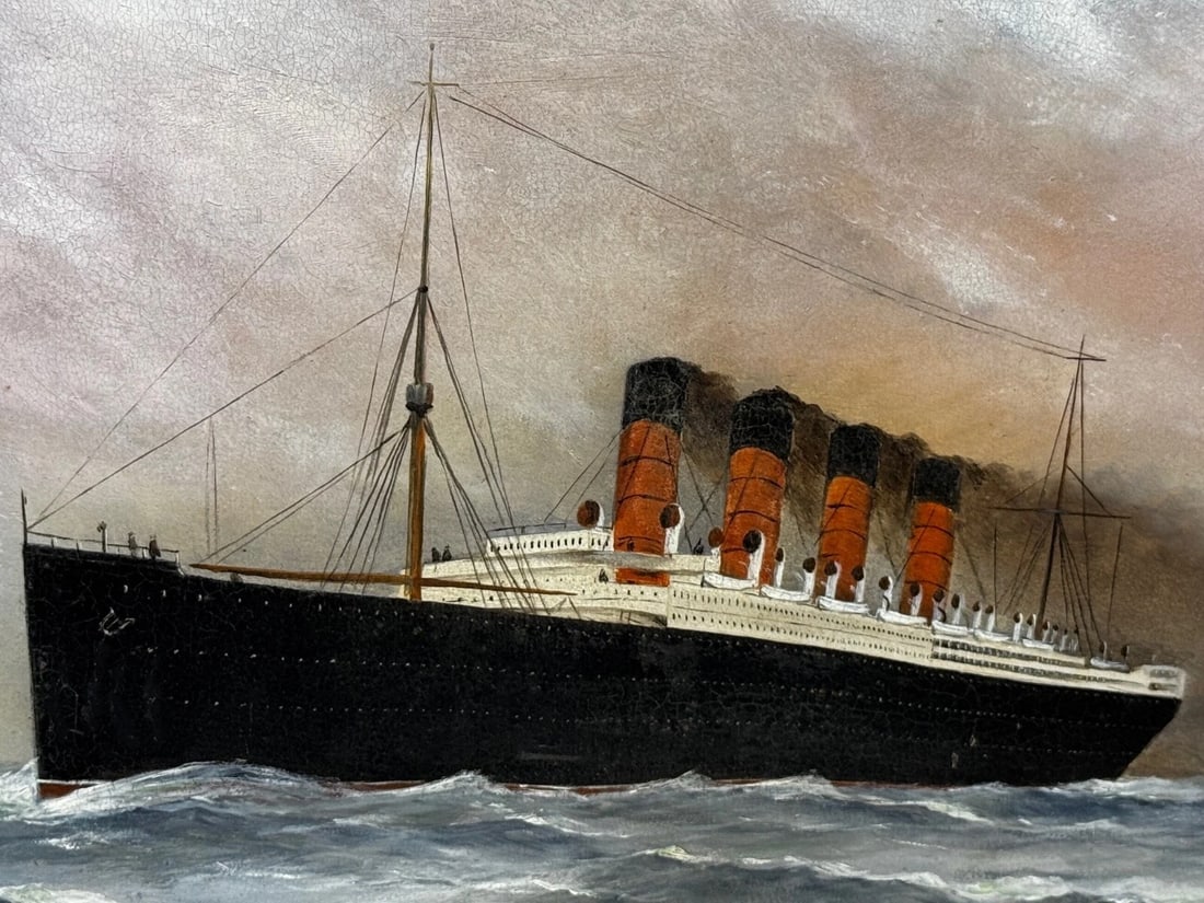 RMS Lusitania Cunard Line Captain William Turner Shortly Before Being Torpedoed - 4