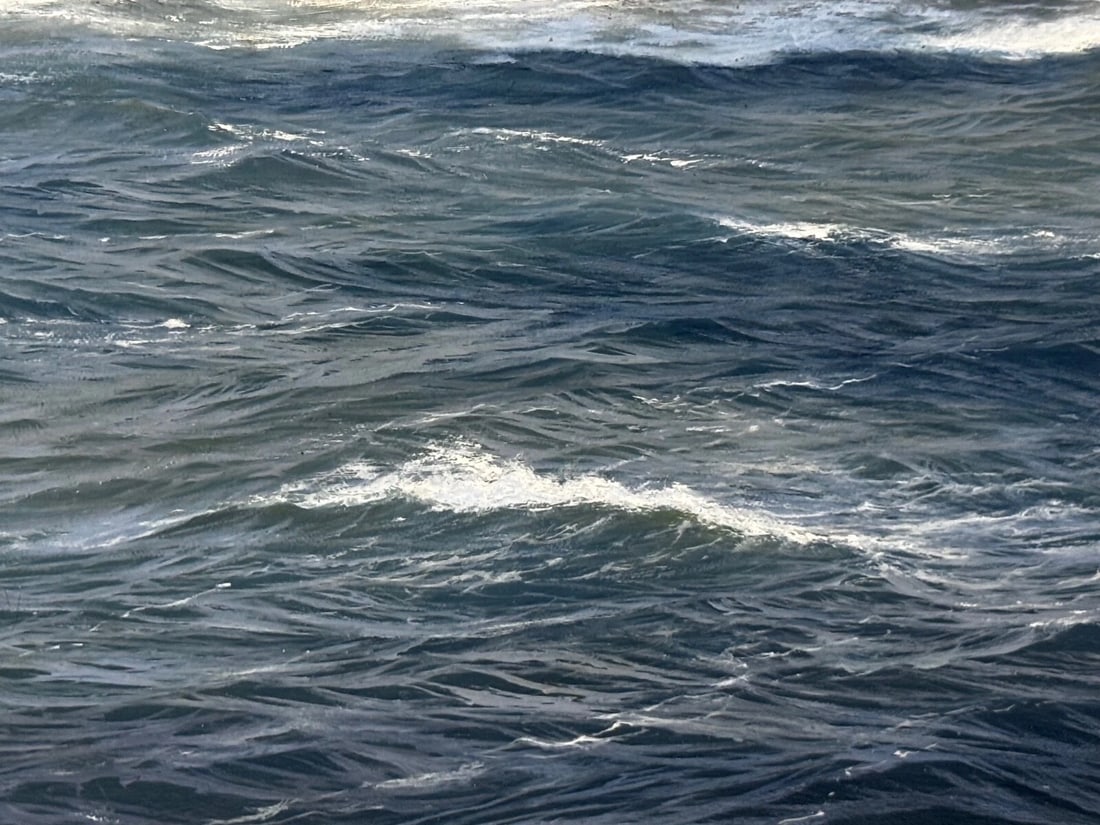 Large Marine Oil Painting HMS Warrior First Ironclad Ship By John Steven Dews - 12