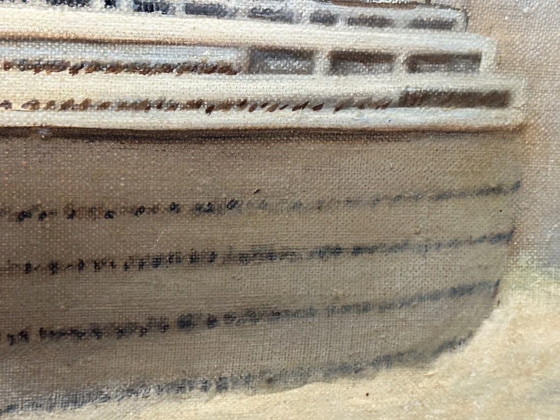 Painting RMS Queen Mary Ocean Liner Ship After Antonio Nicolo Gasparo Jacobsen - 16