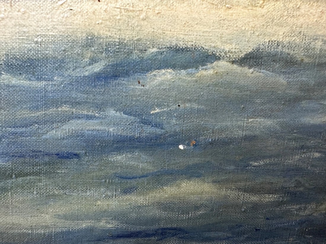 Painting RMS Queen Mary Ocean Liner Ship After Antonio Nicolo Gasparo Jacobsen - 8