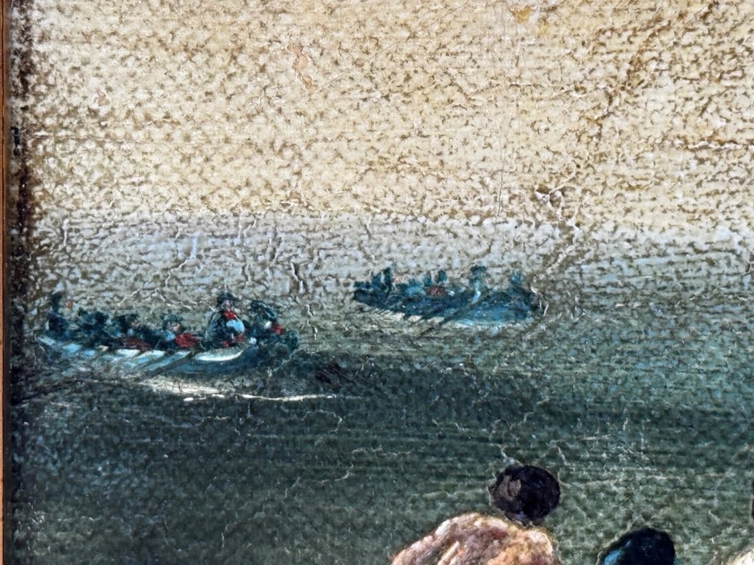 Burning Sinking On River Plate HMS Bombay Ship Follower Richard Brydges Beechey - 10