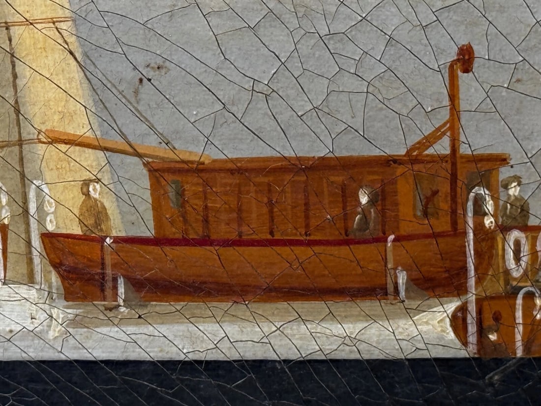 Oil Painting Steamer SS Miranda Polar Artic Expedition Dr Frederick Albert Cook - 16