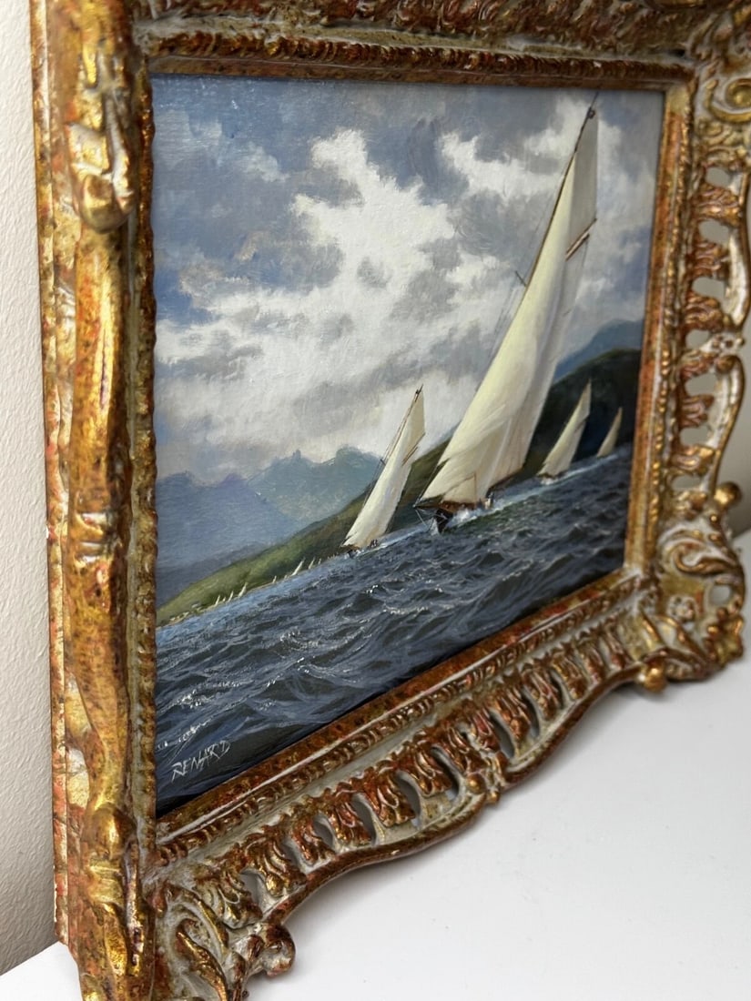 1894 Britannia & Vigilante With Valkyrie II & Satanita On Clyde Stephen J Renard - 10