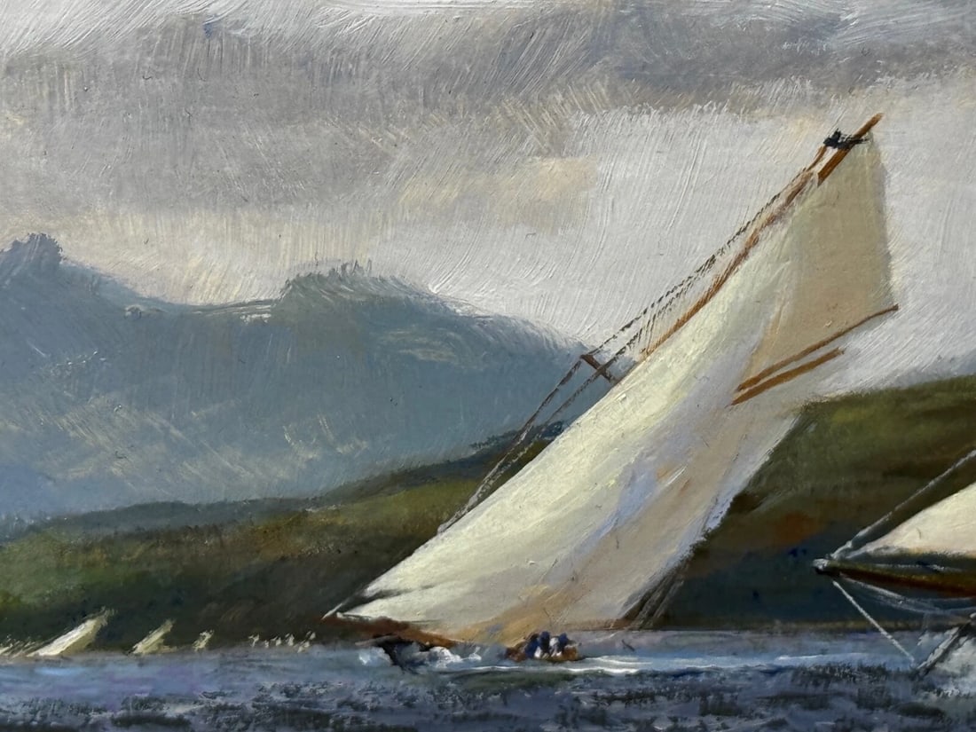 1894 Britannia & Vigilante With Valkyrie II & Satanita On Clyde Stephen J Renard - 14