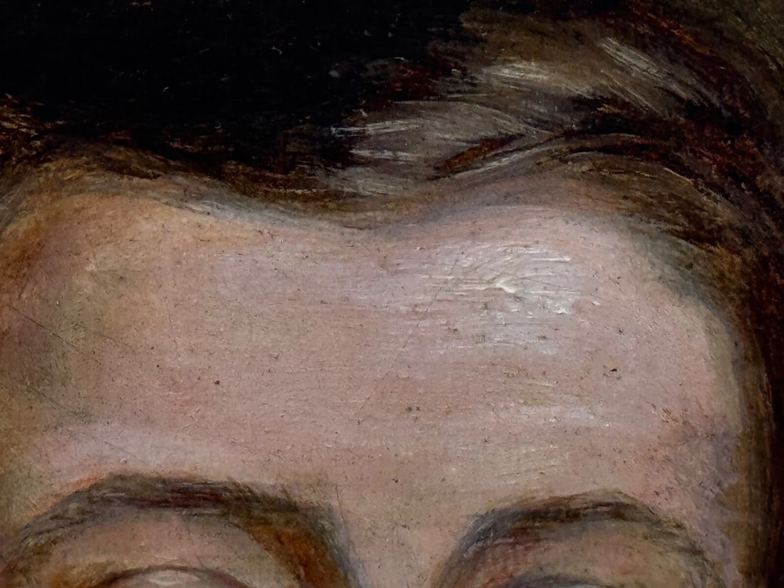 Oil Painting Portrait Red Coat Victorian Infantry Officer Second Lieutenant - 16