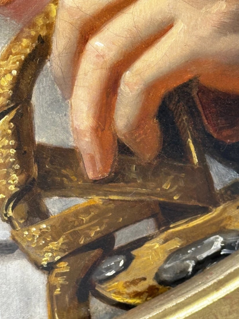 Oil Portrait Napoleon Bonaparte Wearing the Grand Cross of the Légion d’honneur - 17