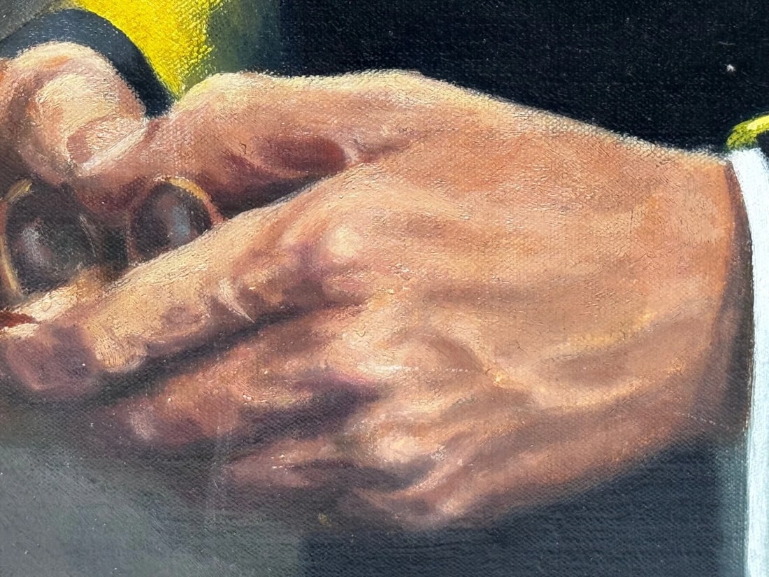 Historic Royal Portrait of King George VI in Naval Uniform by F.W.H.McCance - 10