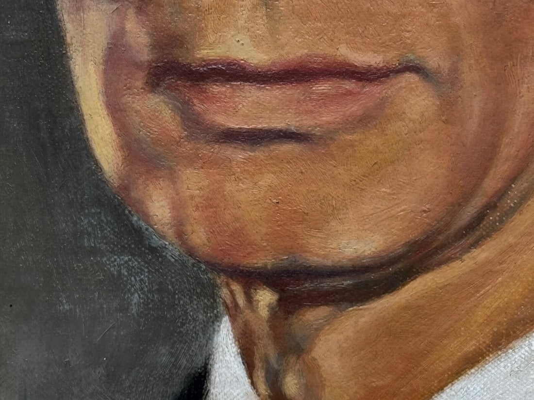 Historic Royal Portrait of King George VI in Naval Uniform by F.W.H.McCance - 18