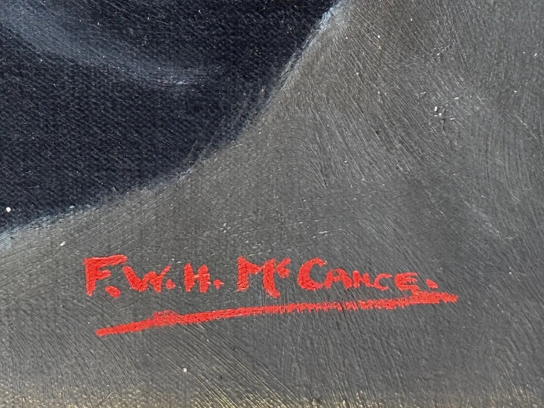 Historic Royal Portrait of King George VI in Naval Uniform by F.W.H.McCance - 7